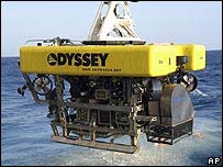 The haul was salvaged using an underwater robot