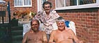 Pter, mum and borther Colin