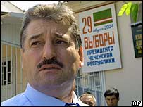 Çeçenistan Devlet Başkanı Ali Alkanov