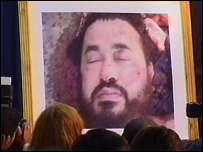 Ebu Mussab ez-Zarkavi'nin basına gösterilen fotoğrafı