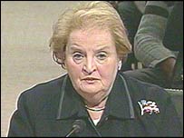 Madeleine Albright, ex-secretária de Estado americana