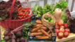 Lots of lovely fresh vegetables