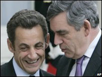 Sarkozy ve Brown