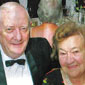 Rae and husband Ernest onboard Oceana on Valentines Day 2007