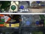 Meat stored in refrigerator