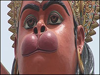 A Hindu god