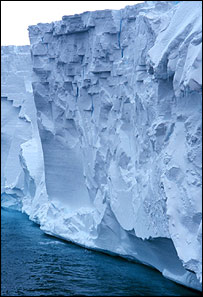 Calota de gelo antártica (Noaa)