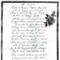 A poem about Ruth's dad that was written by a neighbour just after his death