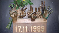 Momument of hands