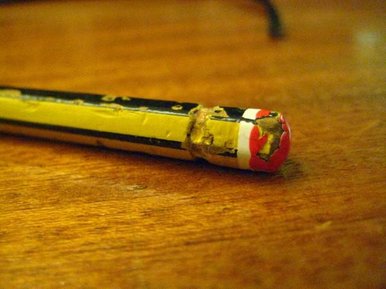 Chewy pencil.. yum