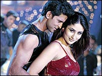 Cena de filme de Bollywood