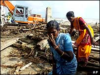 Tsunami survivors