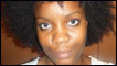 Woman with an afro
