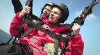 Paragliding into the Clouds