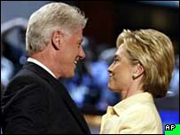 Bill Clinton e a mulher, Hillary