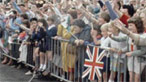 Prince Charles greets crowds