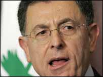 Primeiro-ministro libanês, Fouad Siniora