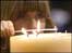 London Bombings memorial candle