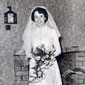 Phyllis on her wedding day
