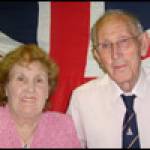 Stan & Joan Jarvis, after being filmed for BBC South East Today, June 2005.
