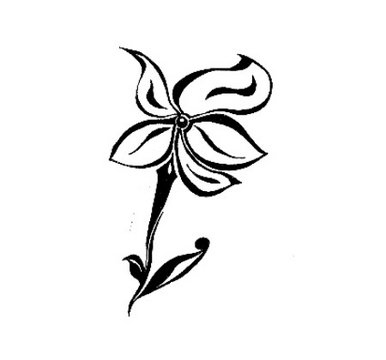 Stylised lily