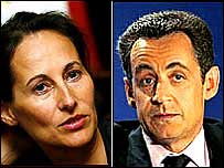 Ségolène e Sarkozy são os principais favoritos