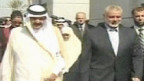  حمد بن خليفة واسماعيل هنية