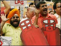 Protestors in India