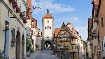street scene in Germany