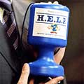 A charity collecting tin