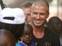 David Beckham in Sierra Leone