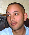 Pic: Jon Tickle relaxes in a pub