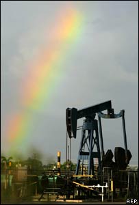Campo de petróleo na Venezuela