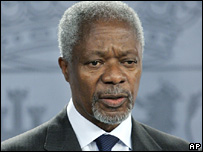 Secretário-geral da ONU, Kofi Annan