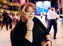 Jo Brand at Blackpool Tower's ballroom Jo Brand at Blackpool Tower's ballroom
