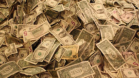 a pile of money