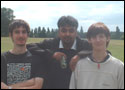 Asham Kamboj with the crew of Paperchain 
