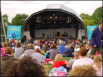 The Outdoor Stage at Summer Sundae 2006
