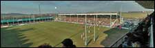 View from the hospitality box at Sixways