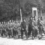 Wartling Home Guard Platoon on the march