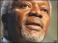 Kofi Annan, secretário-geral da ONU