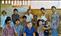 The leaders and some of the church families in a little wooden church in west of Tanjung Enim (my home base) in South Sumatra.
