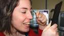 Nicola tries plucking her eyebrows
