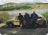 The Mercedes at its 100,000 miles on the raiders road (courtesy Docherty family)