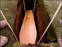 Funeral casket