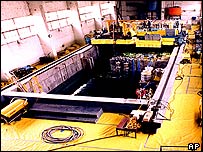 Instalação nuclear em Yongbyan, Coréia do Norte