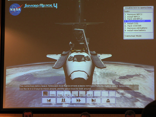 NASA virtual world flight simulator