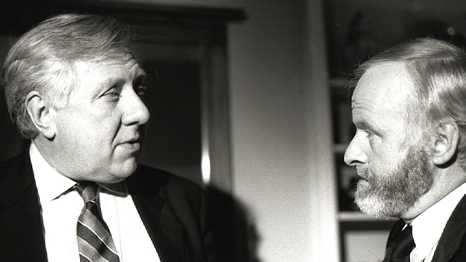 Barry Cowan interviews Deputy Leader of the Labour Party, Roy Hattersley ©BBC