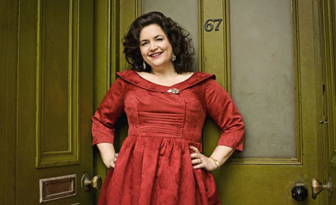 Ruth Jones as Hattie Jacques. Photo: BBC/Angel Eye Media Ltd