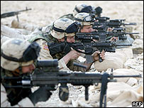Soldados americanos no Iraque